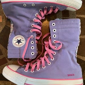 Calf high Converse High tops
